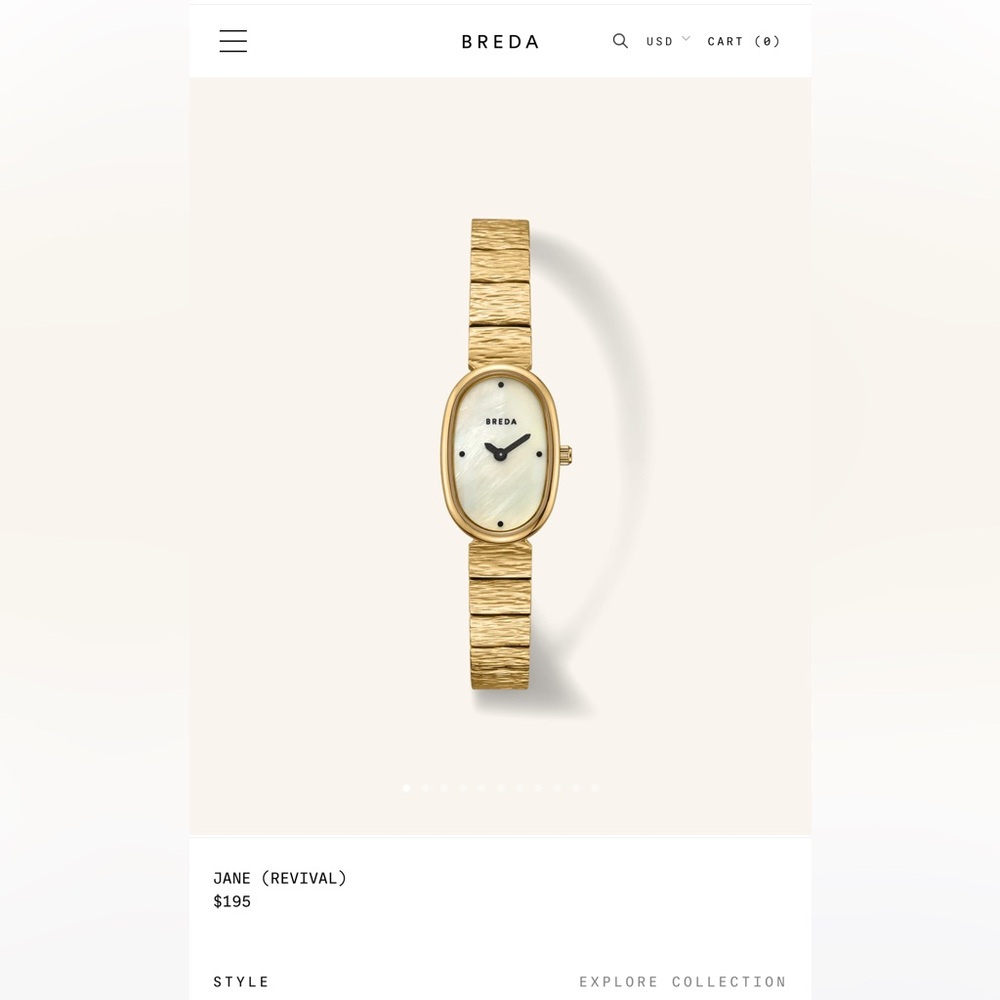 Breda - Jane (revival) 
Gold Women's Watch
Brand new 
Original price -$195